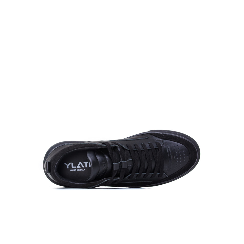 perf leather sneakers made in Italy