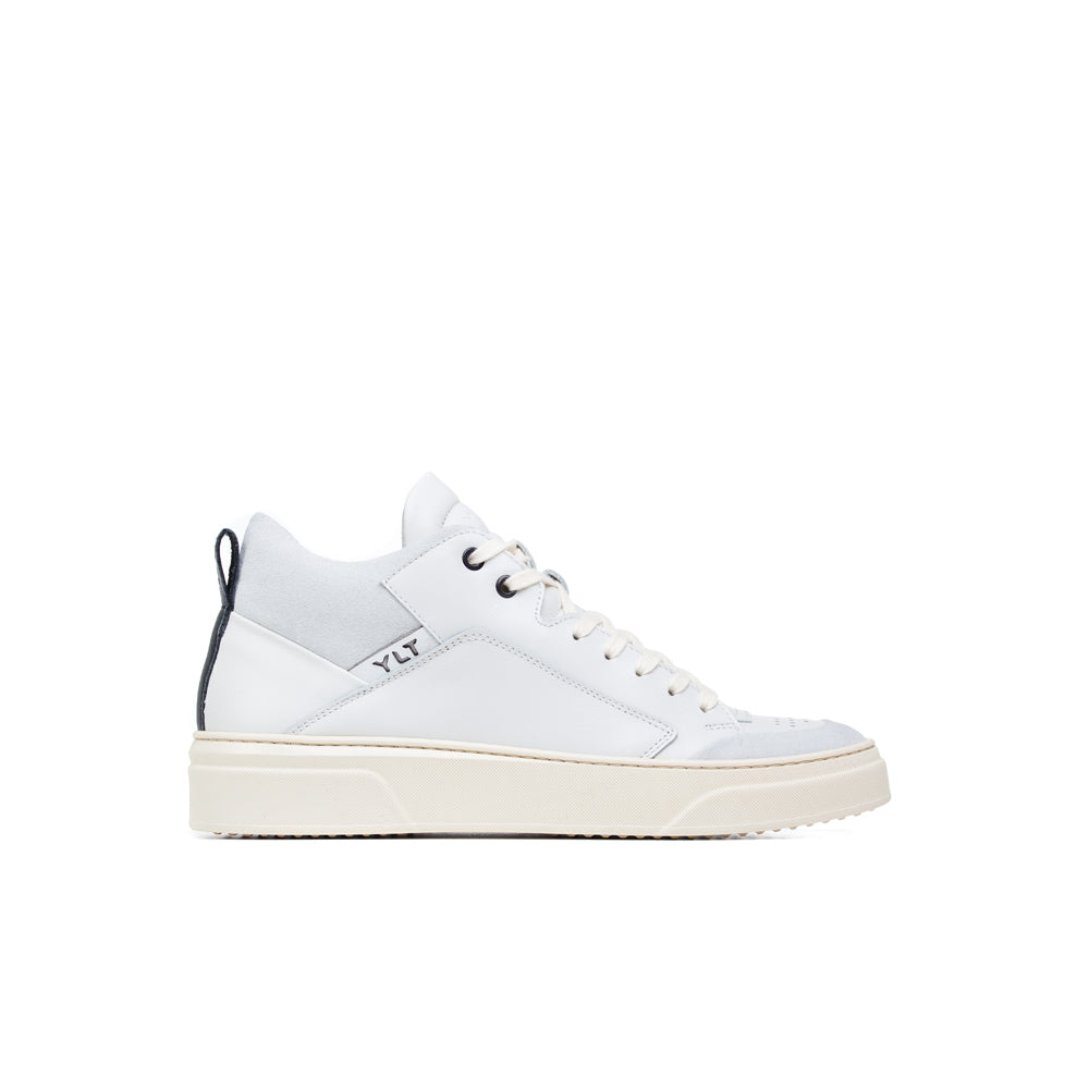 White Italian leather sneaker